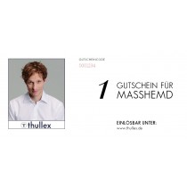 Geschenkgutschein für 1 Masshemd 